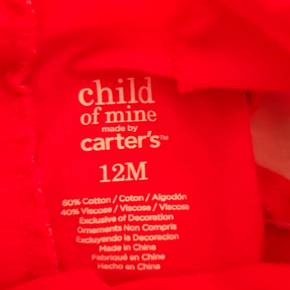 🌟5/$25 Carter's Giraffe Pink Dress Size 12 Months - Picture 6 of 6